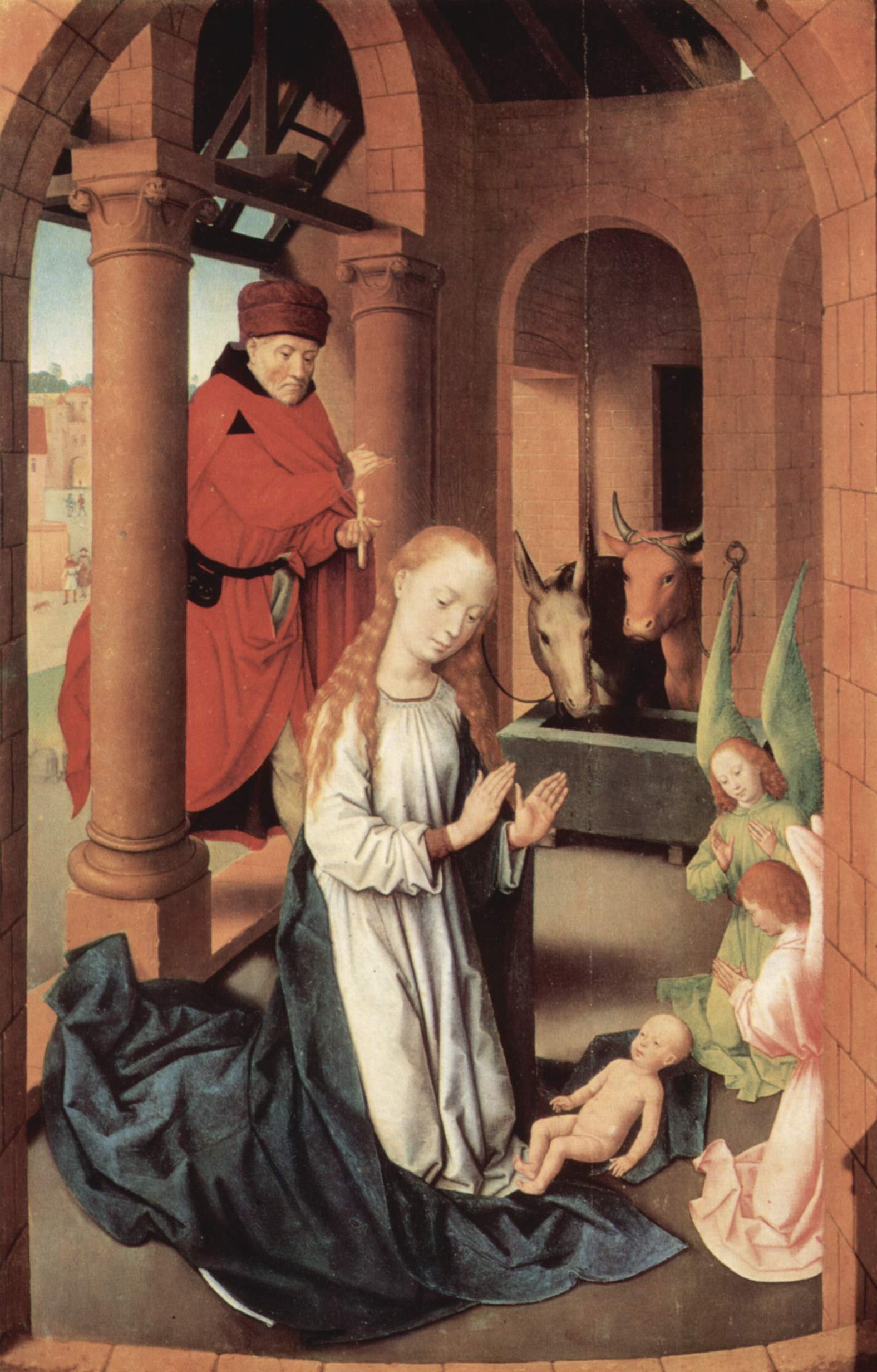 The Nativity Left Wing Of A Triptych Of The Adoration Of The Magi