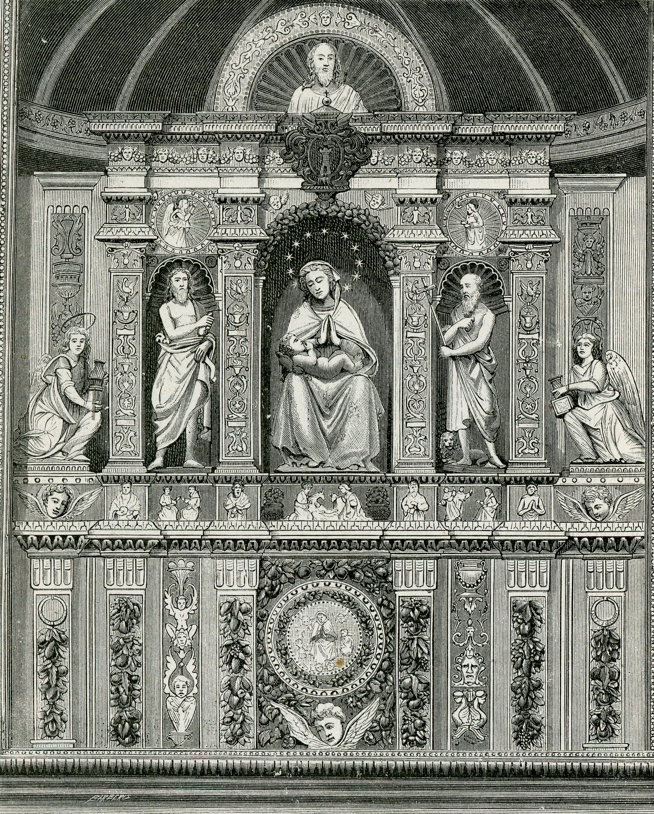 Altare in Terracotta Smaltata Di Giovanni Di Andrea Della Robbia ...