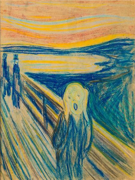 the scream, 1893 - edvard munch