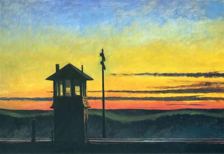 Railroad Sunset, 1929 - Edward Hopper