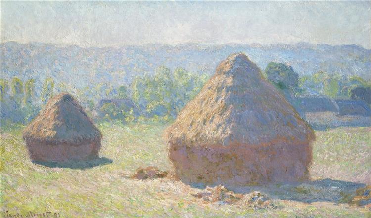 Claude Monet, Haystacks, End of Summer, 1891