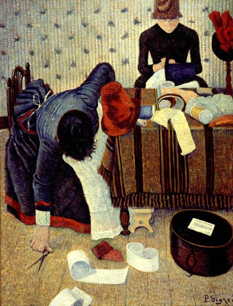 The Milliner - 保罗·西涅克作品,无水印高清大图 - 麦田艺术