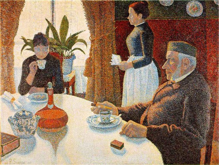 The Dining Room - 保罗·西涅克作品,无水印高清大图 - 麦田艺术