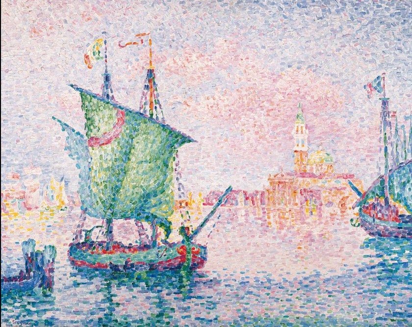 Venice, The Pink Cloud - 保罗·西涅克作品,无水印高清大图 - 麦田艺术
