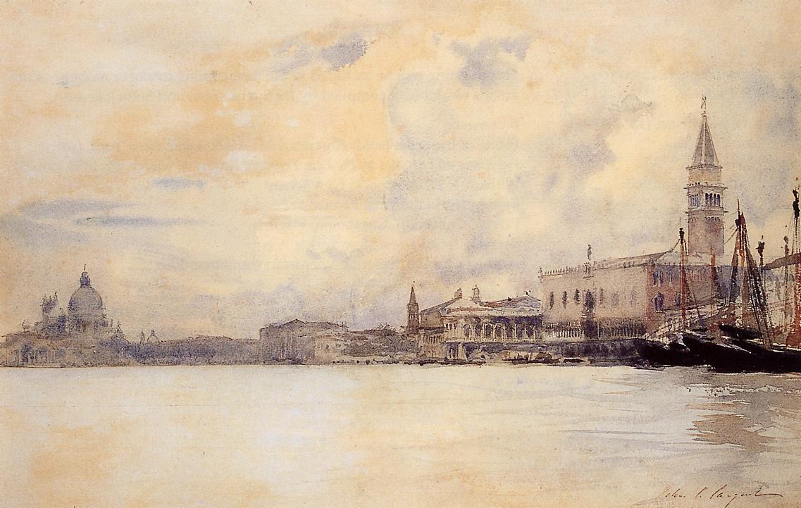 The Entrance to the Grand Canal, Venice - 保罗·西涅克作品,无水印高清大图 - 麦田艺术