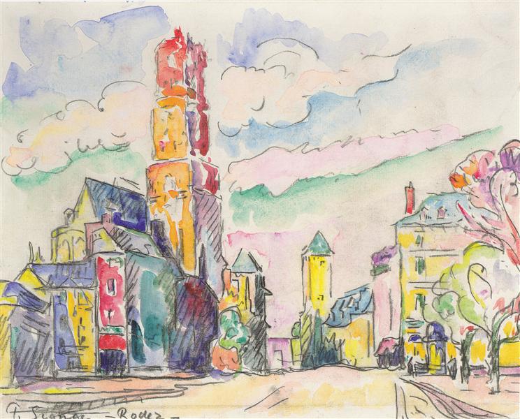Rodez - 保罗·西涅克作品,无水印高清大图 - 麦田艺术
