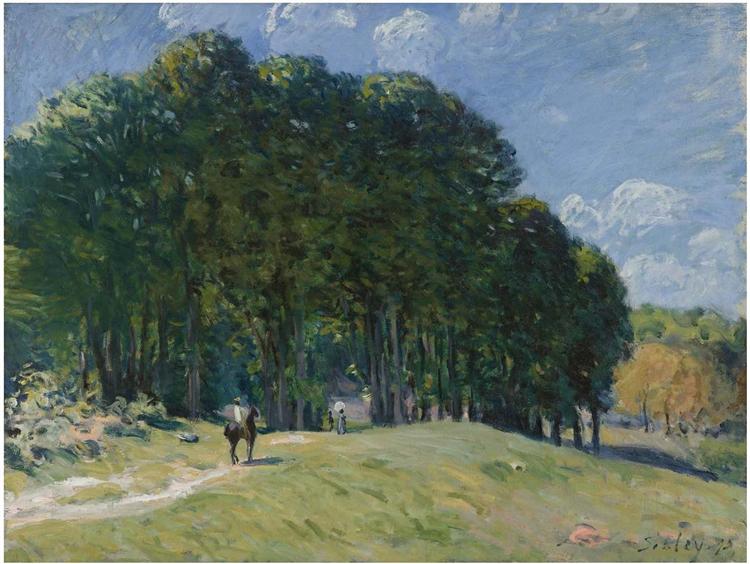 Rider at the Edge of the Forest, 1875 - Alfred Sisley