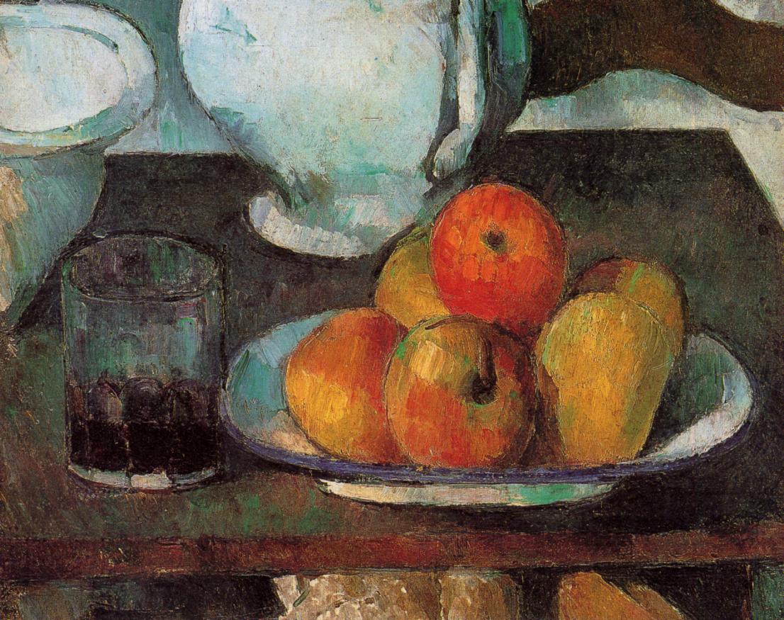 Still Life with Apples - 保罗·塞尚作品,无水印高清大图- 麦田艺术