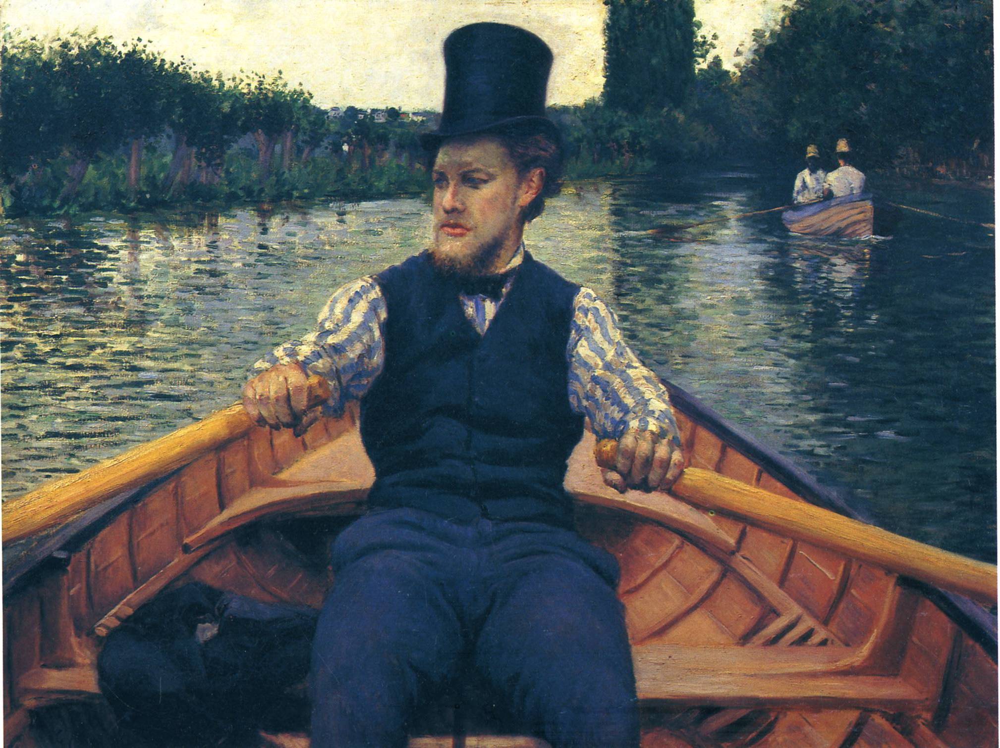 Rower In A Top Hat 