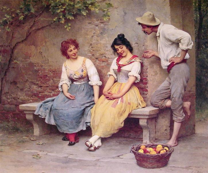 The Flirtation, 1904 - Eugene de Blaas