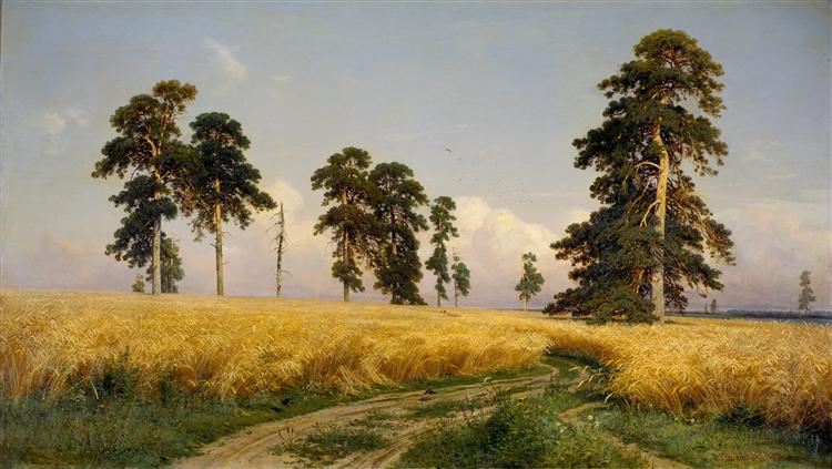 The Field of Wheat, 1878 - Ivan Shishkin