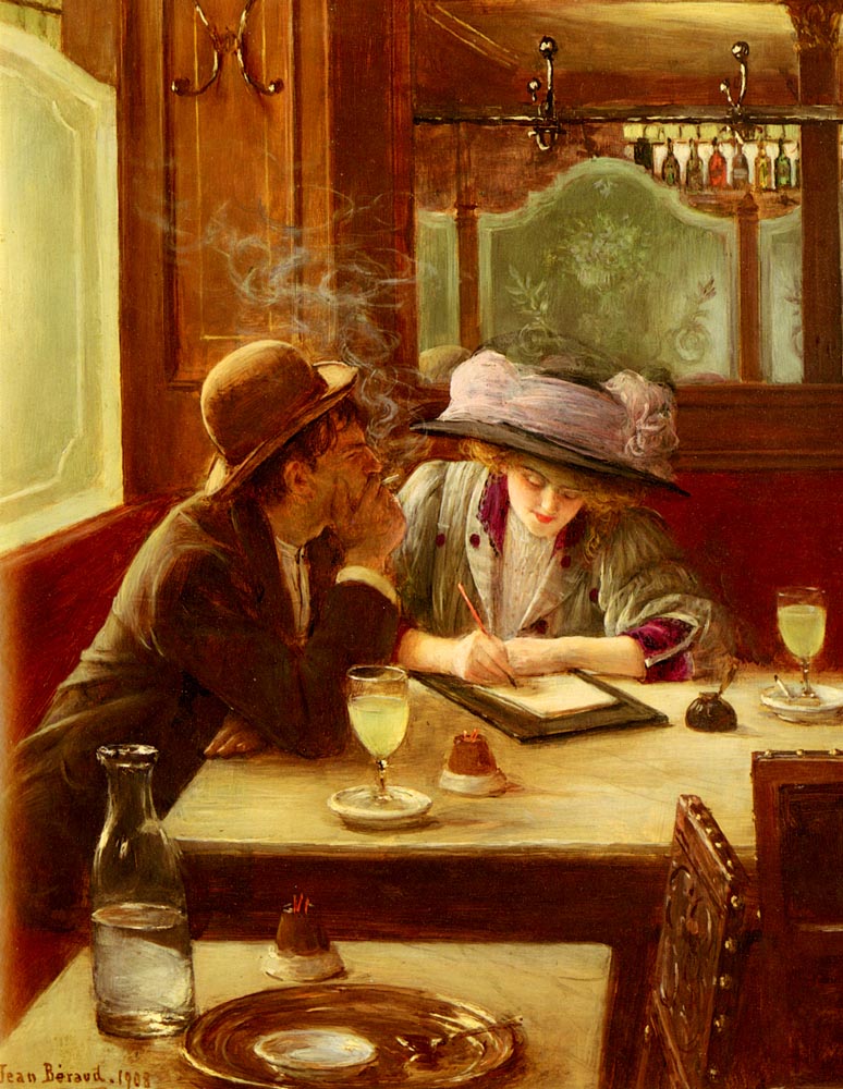 Le lettre, 1908 - Jean Béraud