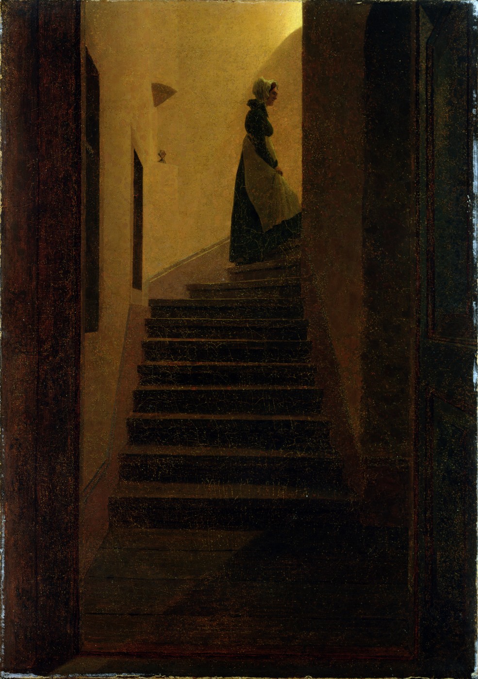 Woman on the stairs, 1825 - Caspar David Friedrich