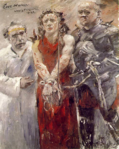 戴荆冠的耶稣画像