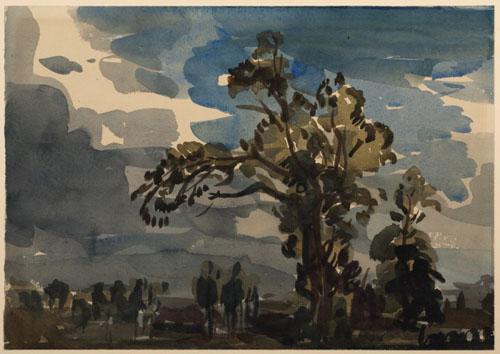 The Trout Brook - George Inness 作品高清大图 - 麦田艺术