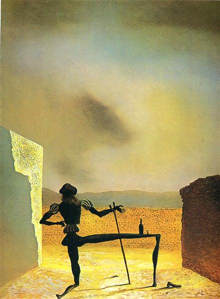 The Ghost of Vermeer van Delft which Can Be Used as a Table, 1934 - Salvador Dali