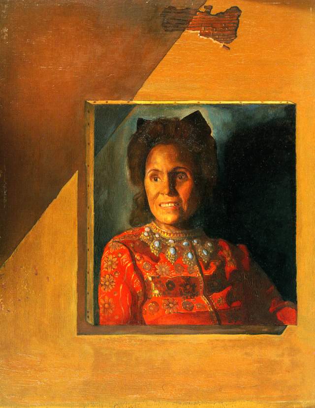 Portrait of Gala - 萨尔瓦多·达利作品,无水印高清大图 - 麦田艺术