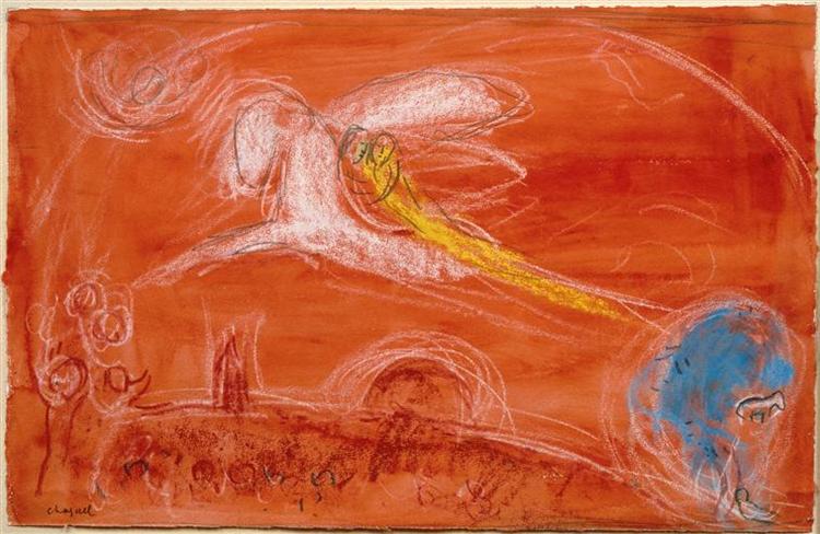 Song of Songs IV - 马克·夏加尔Marc Chagall作品,无水印高清大图