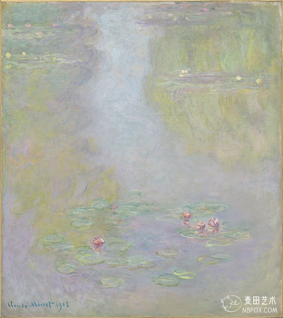 Water Lilies 莫奈油画作品,无水印高清大图- 麦田艺术
