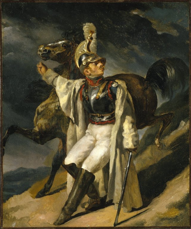 The Wounded Cuirassier - 西奥多·籍里柯Theodore Gericault作品,无水印高清大图 - 麦田艺术