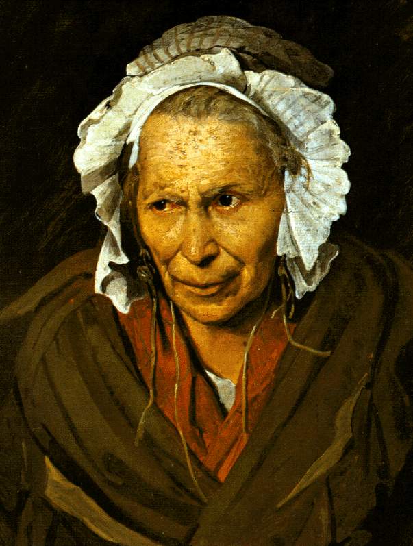 The Madwoman, or The Obsession of Envy - 西奥多·籍里柯Theodore Gericault作品,无 ...