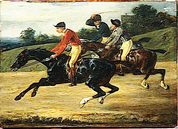 The Horse Race - 西奥多·籍里柯Theodore Gericault作品,无水印高清大图 - 麦田艺术