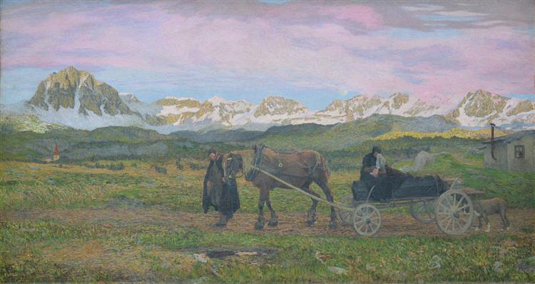 Ritorno Al Paese Natio, 1895 - Giovanni Segantini