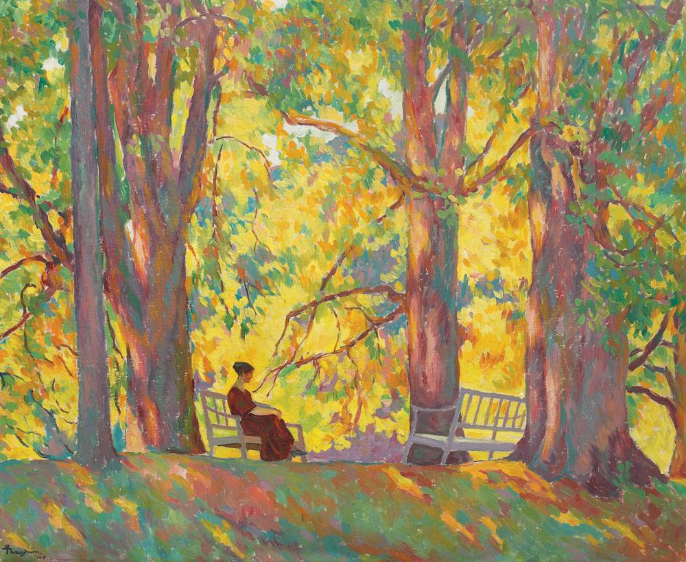 Woman in the Park | Ion Theodorescu-Sion