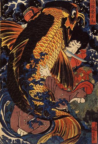 歌川国芳浮世绘作品 - 高清无水印 - 麦田艺术