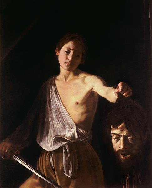 david with the head of goliath, 1610 