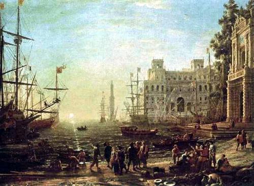 The Entrance to the Port of Marseille - 保罗·西涅克作品,无水印高清大图 - 麦田艺术
