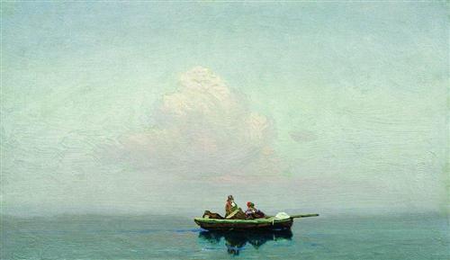 九级浪 The Ninth Wave - 艾伊瓦佐夫斯基Ivan Aivazovsky作品,无水印高清图 - 麦田艺术