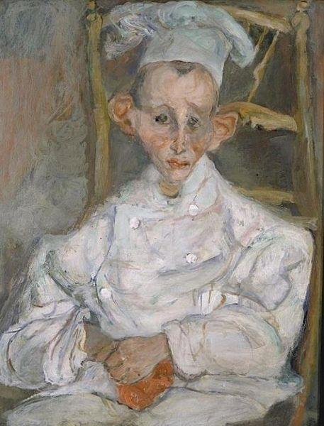 Soutine Chef The Pastry Cook of Cagnes - Chaim Soutine作品,无水印高清图 - 麦田艺术