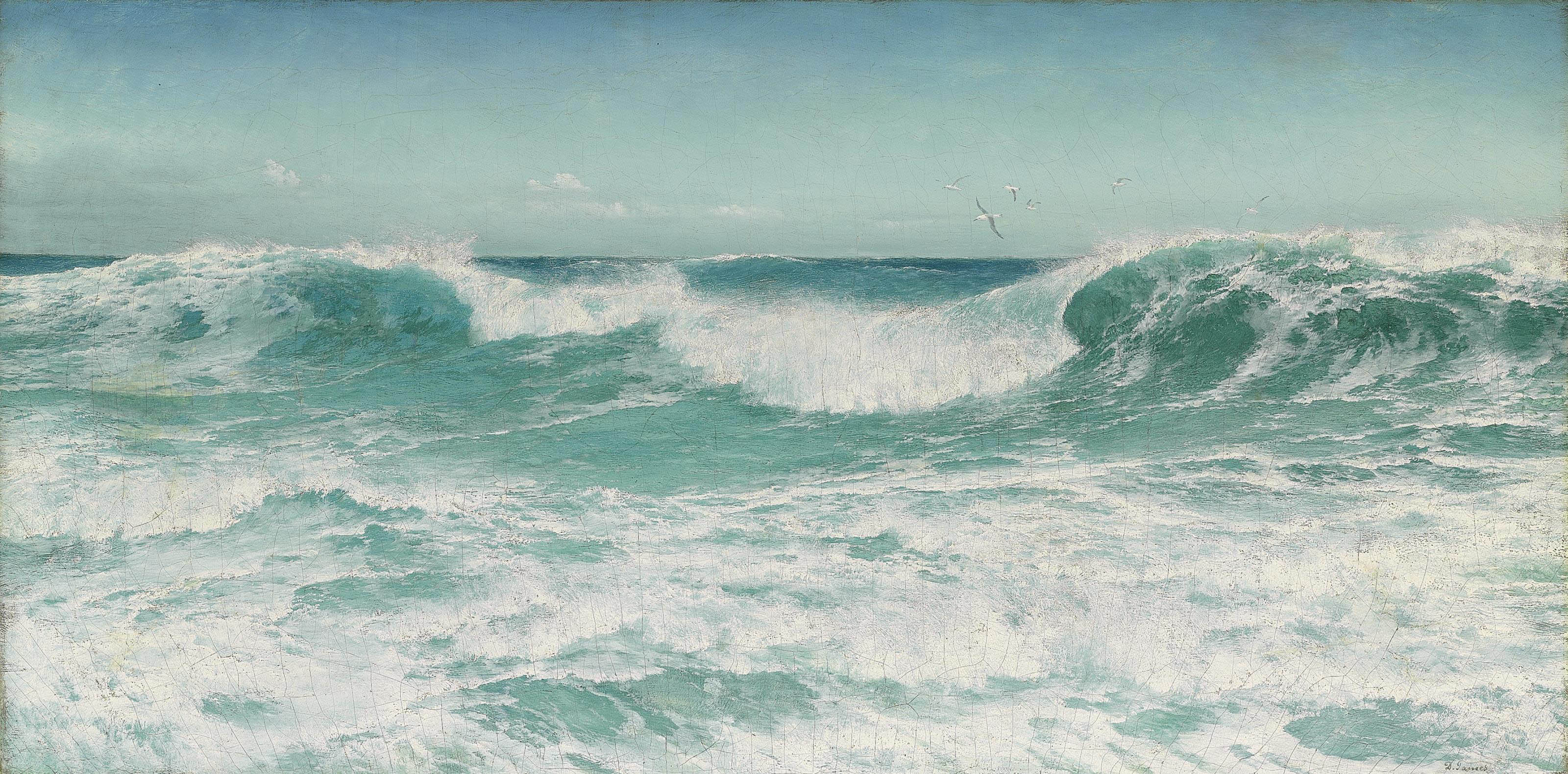 The Breaking Wave - David James作品,无水印高清图 - 麦田艺术