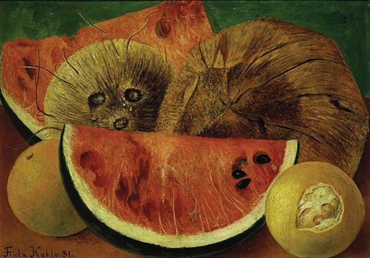 coconuts - 弗里达·卡罗frida kahlo作品,无水印高清图 - 麦田艺术