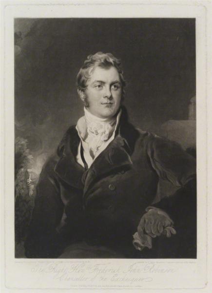 Frederick John Robinson, 1st Earl of Ripon Charles Turner作品,无水印高清图 麦田艺术