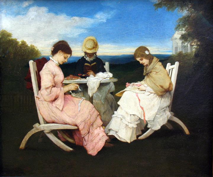 The Sisters, 1876 - Gabriel von Max
