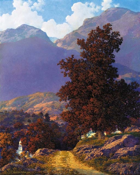 Road to the Valley - Maxfield Parrish