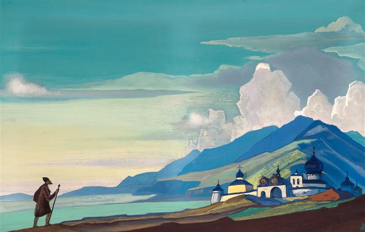 Wanderer from the Resplendent City, 1933 - Nicholas Roerich