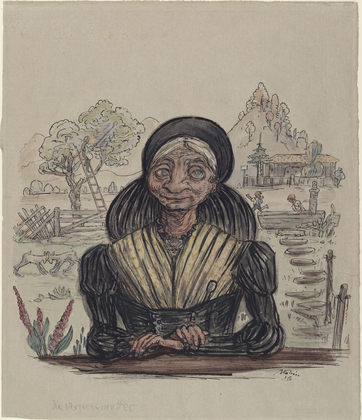 The Great Grandmother - Alfred Kubin作品,无水印高清图- 麦田艺术