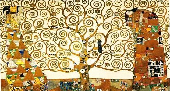 The Tree of Life, Stoclet Frieze - 古斯塔夫·克里姆特作品,无