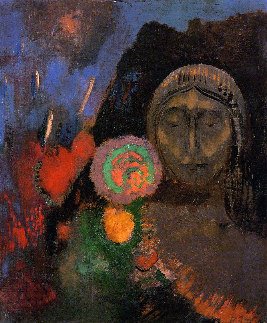 Still Life - The Dream - 奥迪隆·雷东Odilon Redon作品,无水印高清图 - 麦田艺术