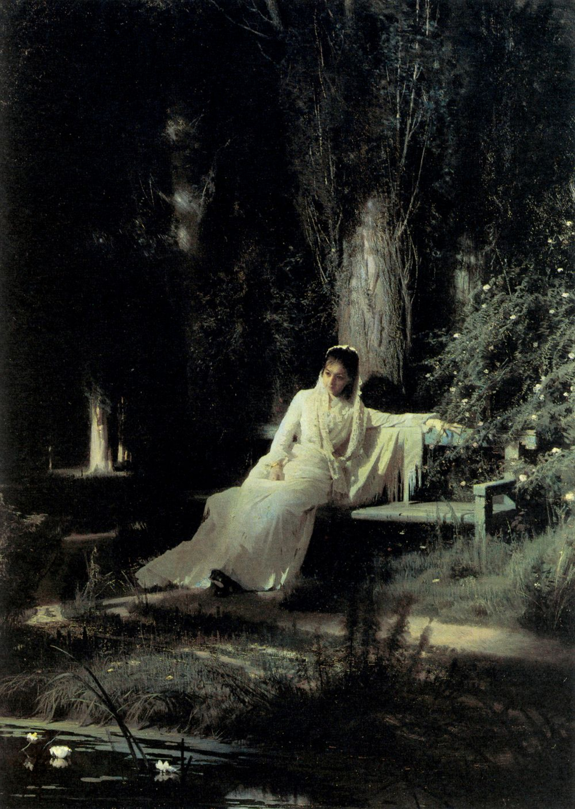  Moonlit Night Ivan Kramskoy 