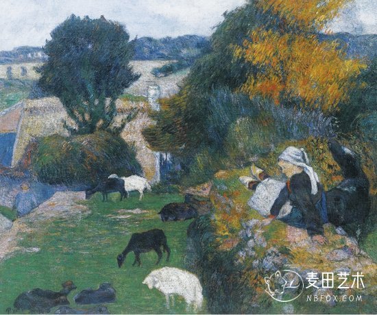 The Breton shepherdess | 高更