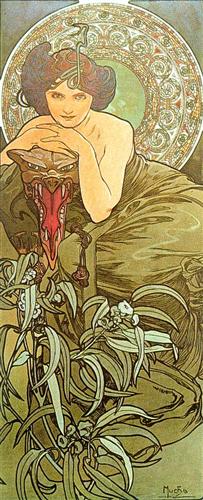 阿尔丰斯·穆夏作品 - 无水印高清图片 - 麦田艺术