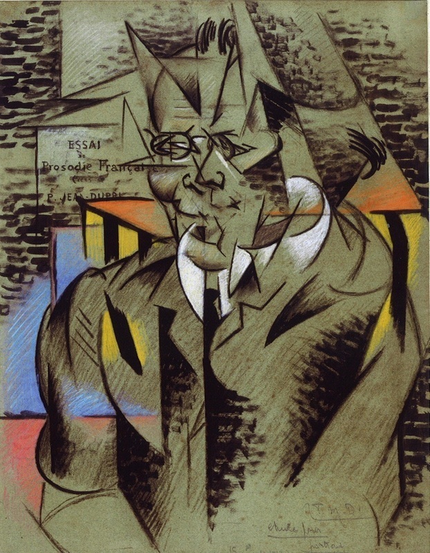 Study for a portrait of Jean Dupré - Félix Del Marle作品,无水印高清图 - 麦田艺术