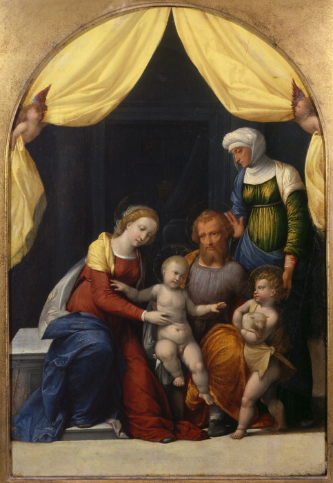 Holy Family with the Infant Saint John and Saint Elizabeth - Benvenuto ...
