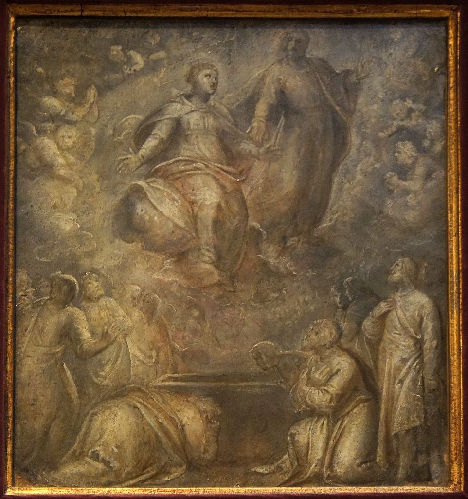 Assumption of the Virgin - Giorgio Vasari 作品高清大图 - 麦田艺术