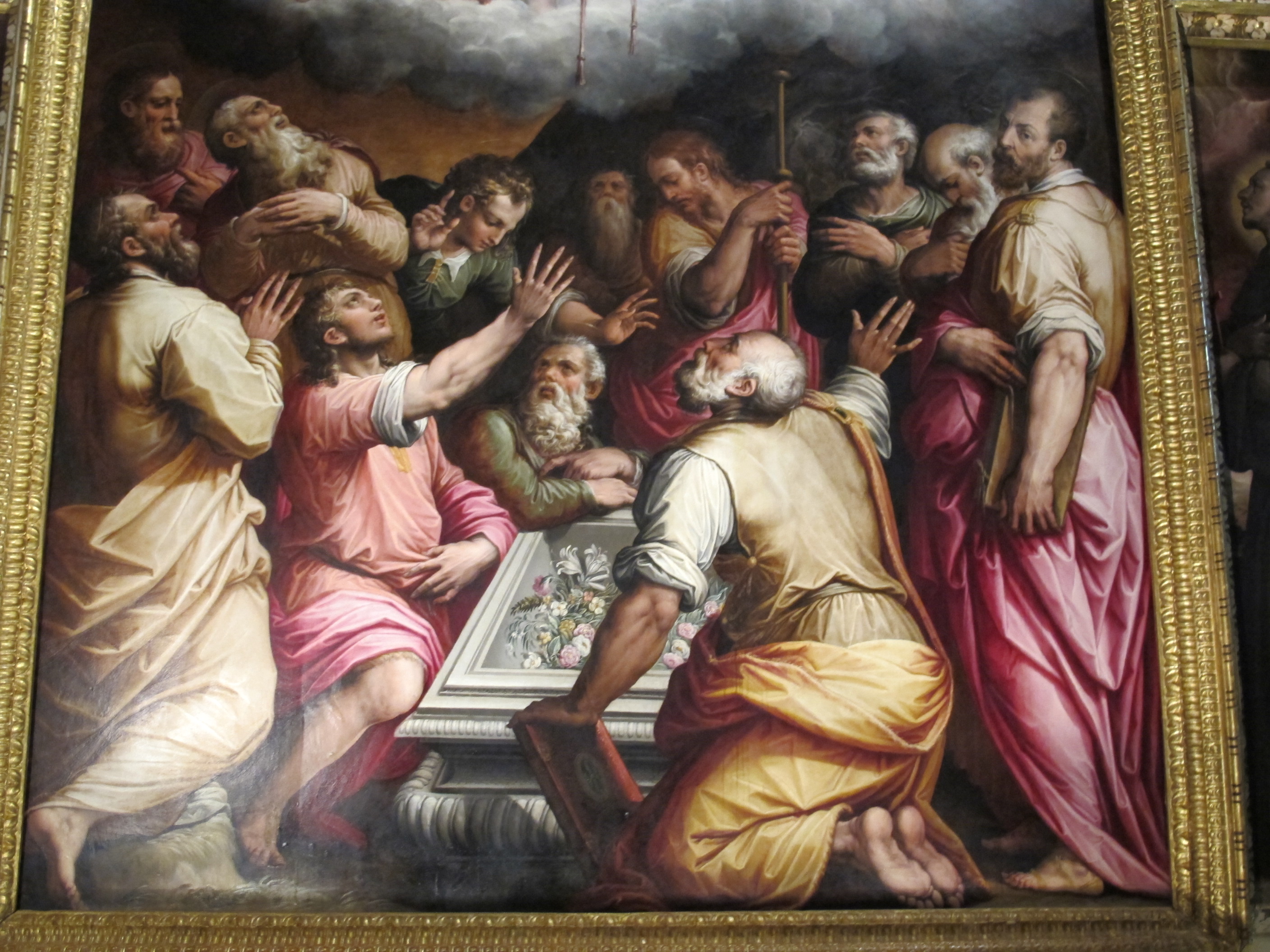 Assumption of the Virgin (detail) - Giorgio Vasari 作品高清图 - 麦田艺术
