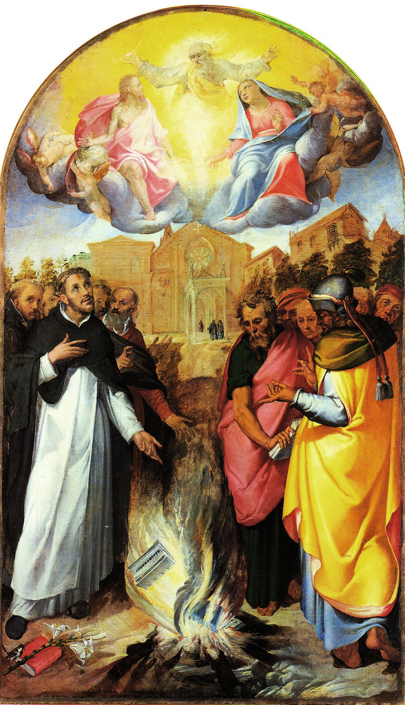 St. Dominicus and the Albigensians - Bartolomeo Passerotti 作品高清图 - 麦田艺术